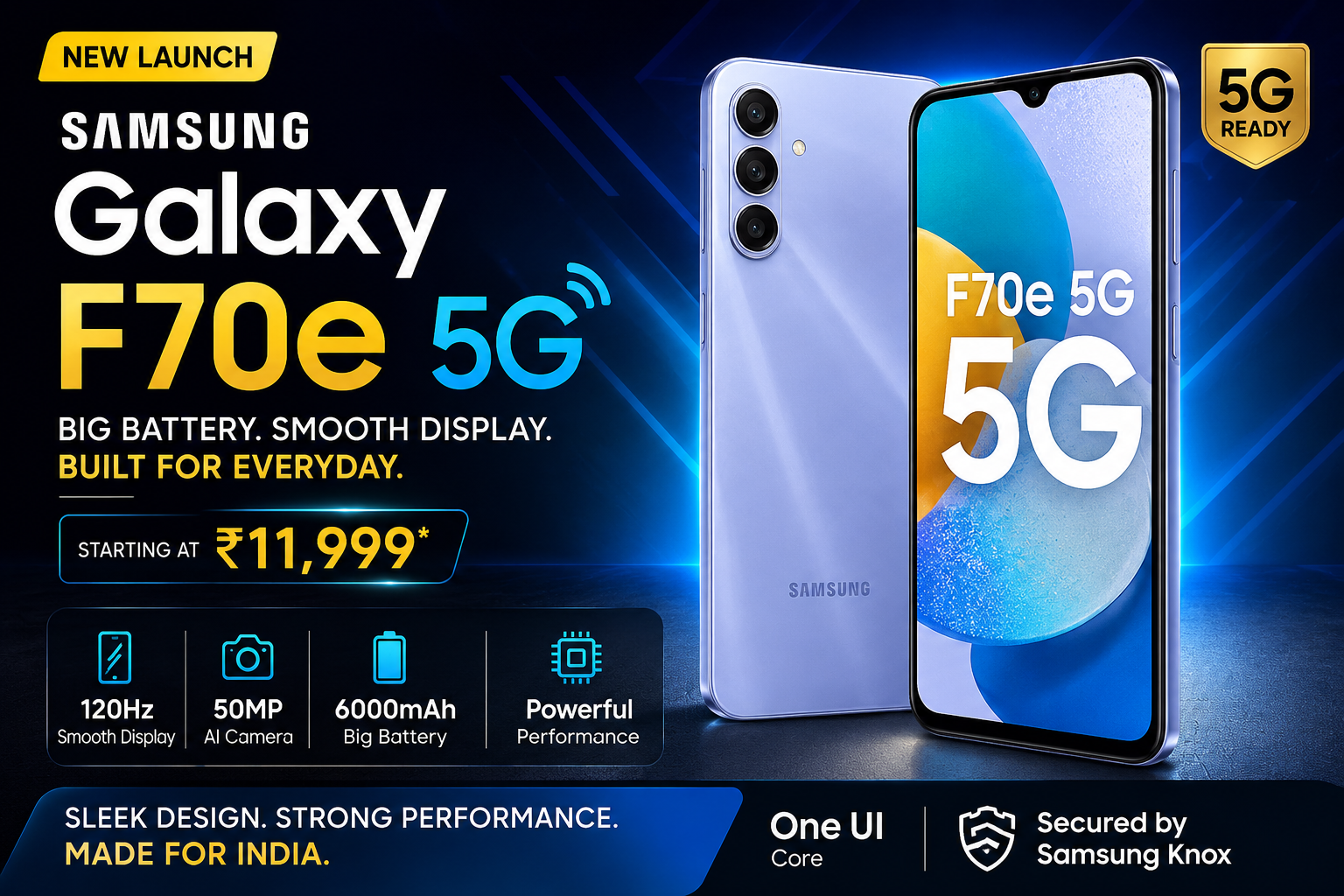 Samsung Galaxy F70e 5G